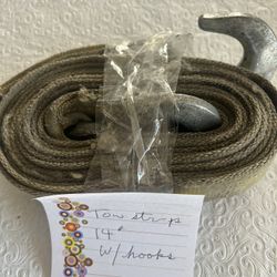 14’ Tow Strap With Hooks