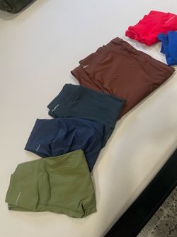 Peachbunz Gym Shorts and Leggings $60