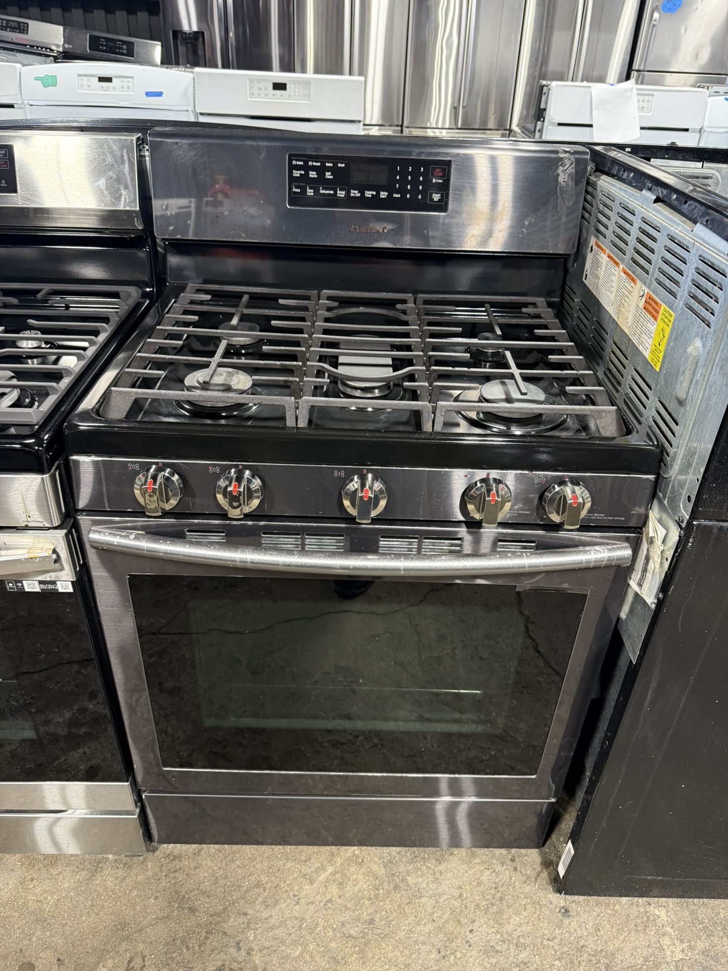 Samsung Stainless steel 5 burner range stove