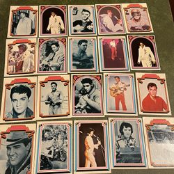 Lot of 20 Elvis Presley boxcar trading cards 1978 #11