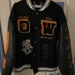 off white varsity jacket 