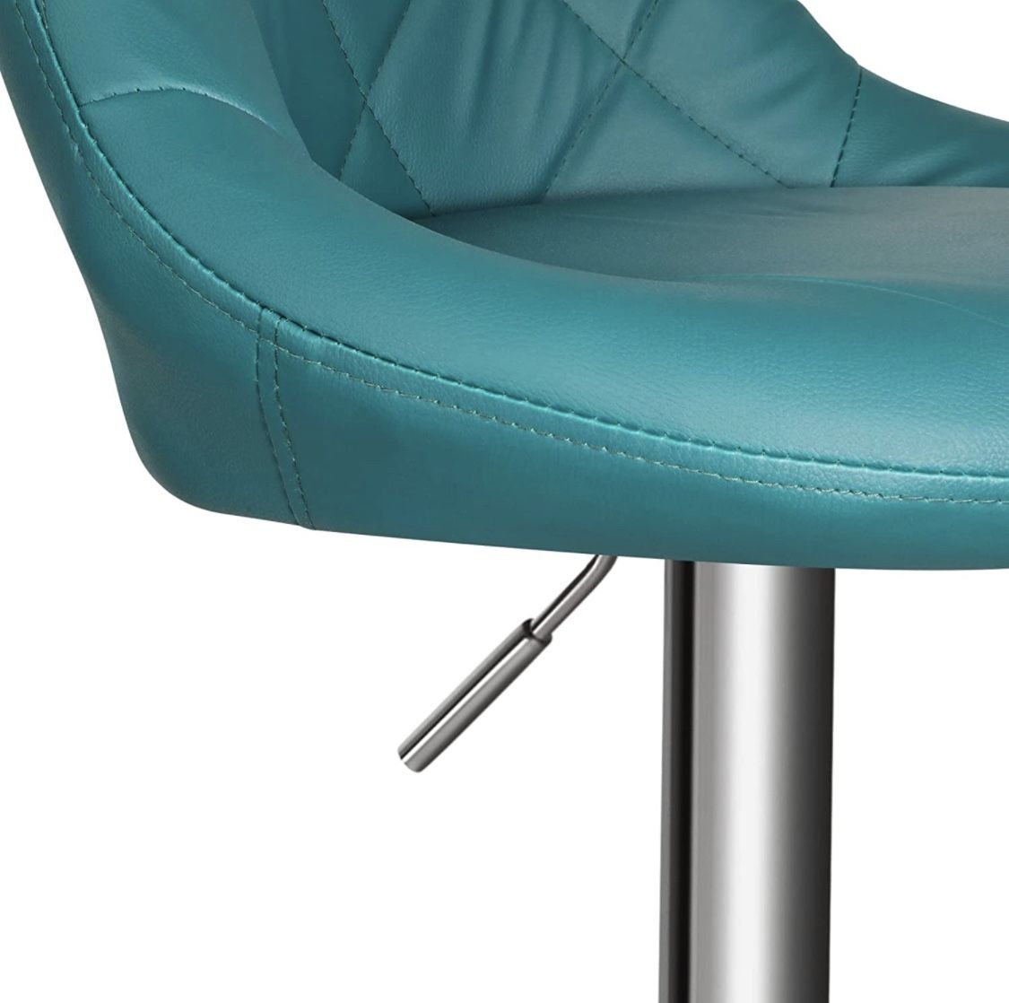Set Of 4. bar stools with 360degree swivel backrest, set of 4 bar stools (style 02blue green
