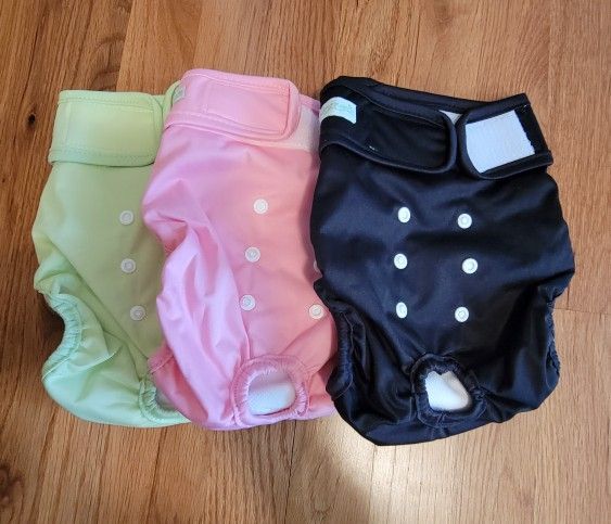 3 Doggie Diapers (Size L)