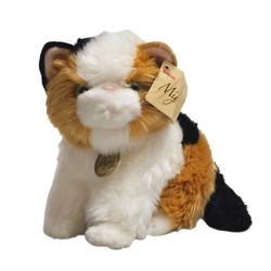 Aurora World Miyoni Tots Calico Kitty Cat Plush Stuffed Animal Plush