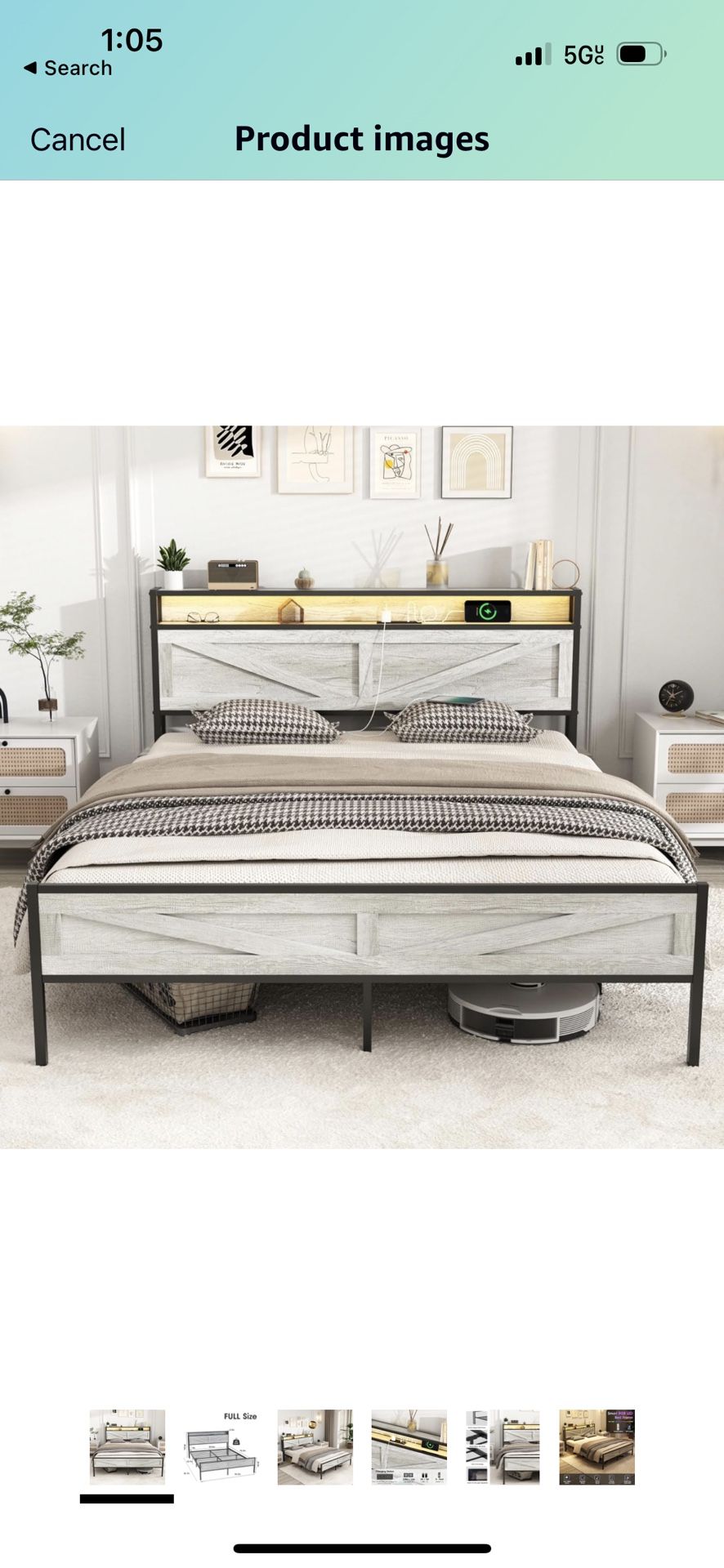 bed frame size full 