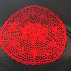 Crochet Doily/ Mantelito Set Of 1