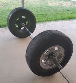 Gorilla Strength Olympic Size Wheel Adapter Weights 