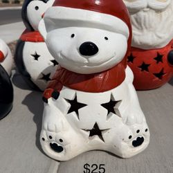 Cement Christmas Figures