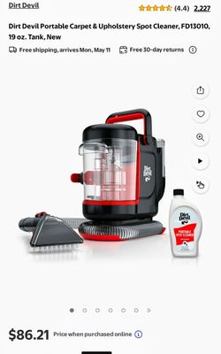Dirt Devil Portable Carpet & Upholstery Spot Cleaner