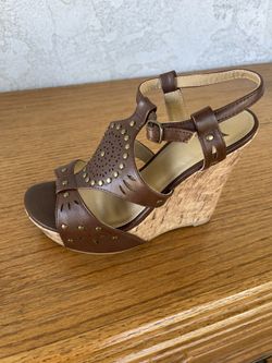 Shiekh Wedge Sandals Size 6 Brand New 