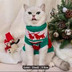 Small Christmas Pet Sweater Brand new!!!