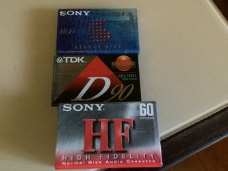 4 Brand New Cassette Tapes