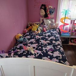 White Twin Bed Frame 