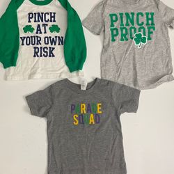 St Patrick's Day/Mardi Gras Holiday Graphic Tee's 12-18 month Kid Tops by CARTER