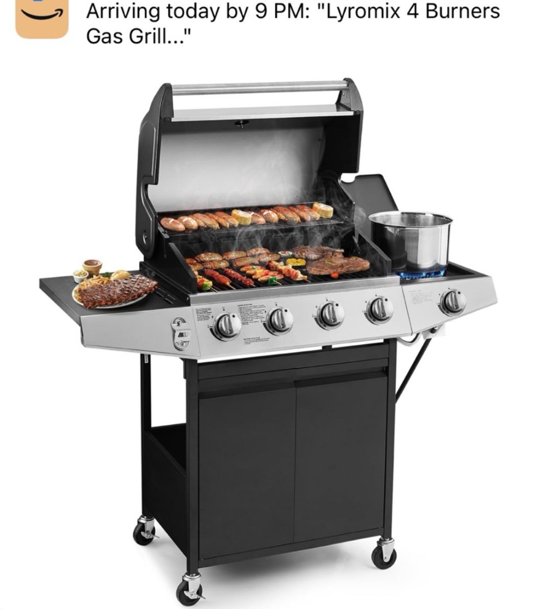 Byronic 4 Burner Gas Grill