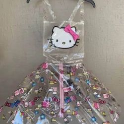 Dolls kill “Hello Kitty” Costume With Headband 