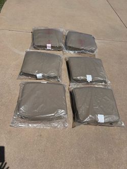 6 NEW Outdoor seat cushions