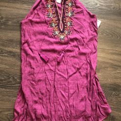 Womens Bohemian THML Dress Size Large Boho