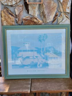 William Buffet Works On Paper Framed Piece