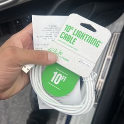 USB A to iPhone Charging Cable 10ft