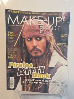 Make-Up Artist Magazine Johnny Depp Front Cover