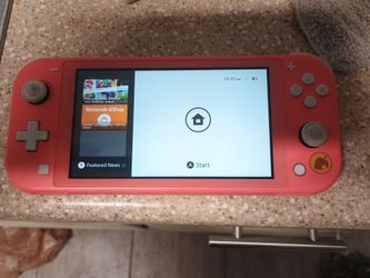 Nintendo switch lite animal crossing edition