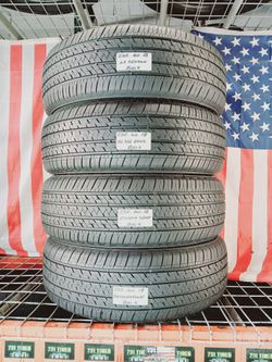 🎁 4 USED TIRES P235/60R18 BRIDGESTONE ECOPIA HL422 ALL SEASON TOURING 235 60 18