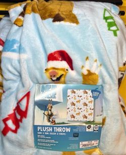 Ice Age Plush Throw Blanket