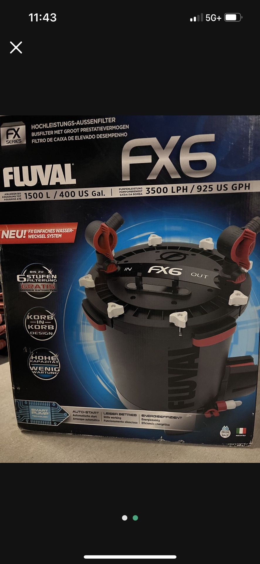 FX6 Fish Filter
