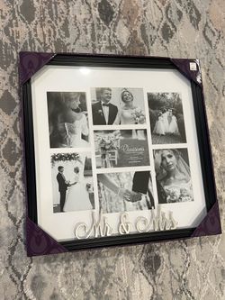 Mr and Mrs Collage picture frame