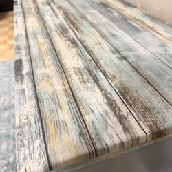 Like New 🩵 Beautiful Real Wood Farmhouse Console Table 