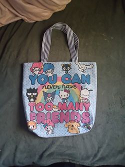 Hello Kitty And Friends Tote Bag