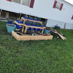 Hand Crafted Cedar Planters