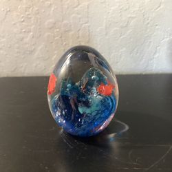 Fish and coral paperweight