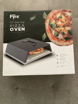 FYRE 12” Grill Top Pizza Oven Brand New