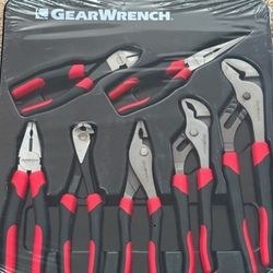 Gear Wrench 7pc Plier Set - New 