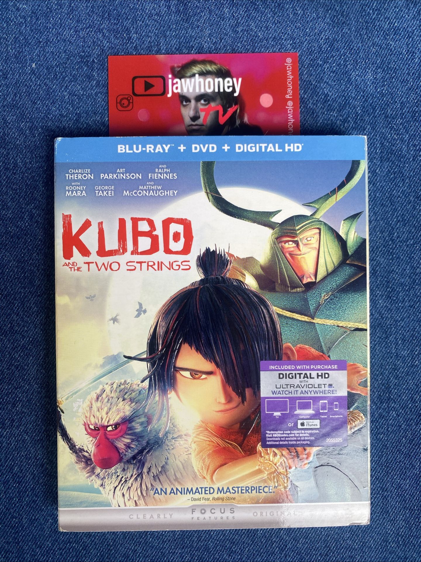 KUBO SEALED BRAND NEW BLU RAY DVD DIGITAL COMBO