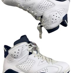 Nike Air Jordan 6 Midnight Navy  Mens 9