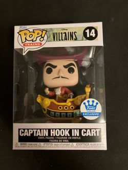 Captain Hook In Cart Funko Pop