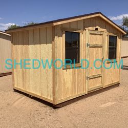 8x12 Rustic Shed $4374 Plus Tax / Plus Delivery 