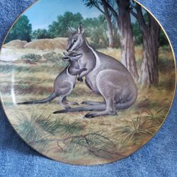 The Bridled Wallaby Collector Plate