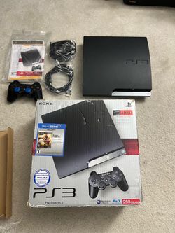 : "PS3 Slim 250GB Complete In Box (CIB) - Walmart UFC 2010 Bundle - Tested & Working"
