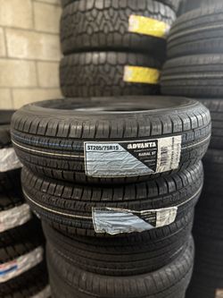 New ST205/75R15 Advanta 8 Ply Trailer Tires In Stock