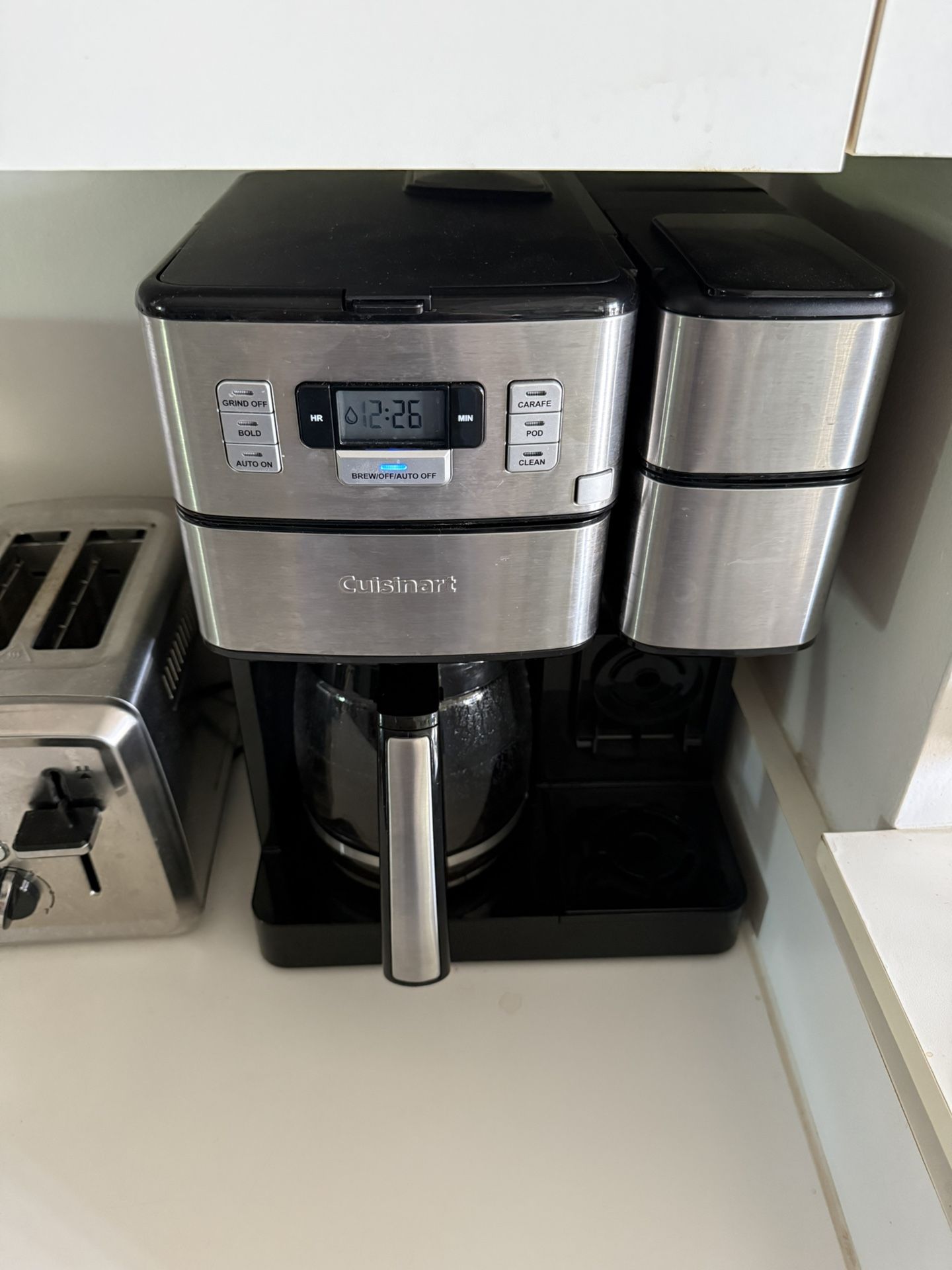 Cuisinart 2-in-1 Coffee Maker (Drip + Single Serve) With Built In Grinder