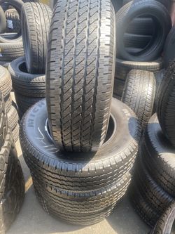 SET MICHELIN 255/65/17 SEMI NEW 95%TREAD LIFE $280 PRICE INCLUDES PROFESSIONAL INSTALLATION AND TAX