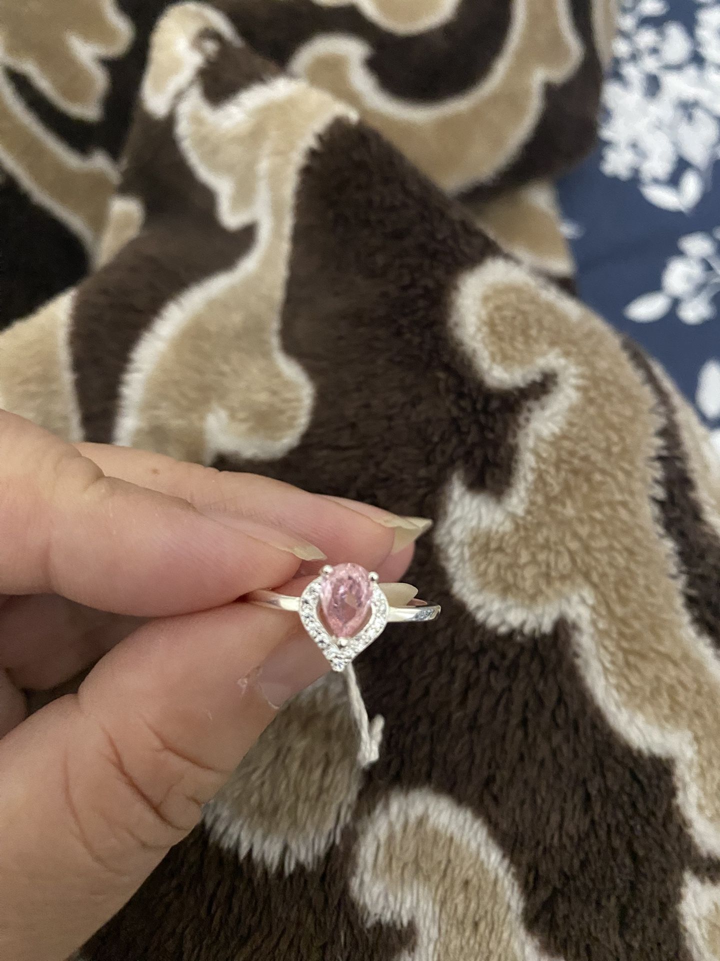 Real 925 Sterling Silver Wedding Ring Size 9