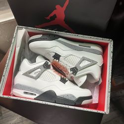 Air Jordan 4 “black Cements 2025” Size 8.5🔥