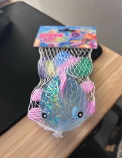 Sugar Squish Squishy Fish Toy Blue
