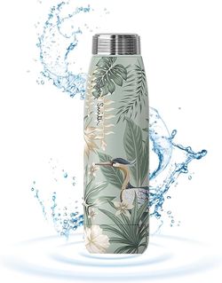 S'well Insulated Water Bottle Floral Bird Print
