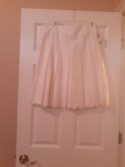 Size 8 white skirt